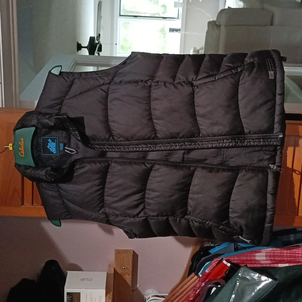 Eastern Mountain Sports black down vest